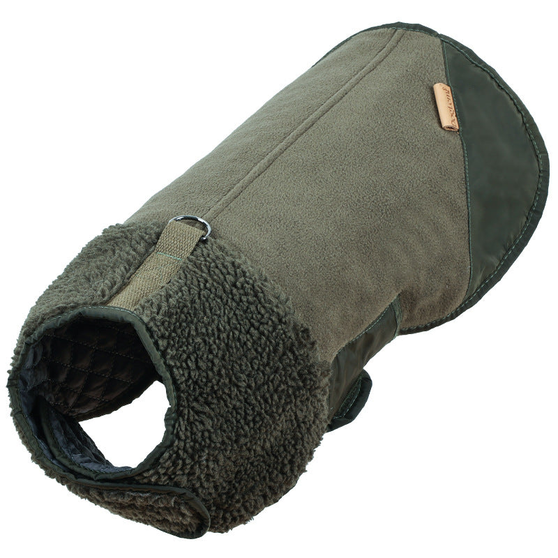 Keep Your Furry Friend Warm with Our Windproof Adjustable Down-Padded Pet Jacket